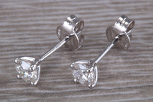 Load image into Gallery viewer, Timeless Diamond Solitaire Stud Earrings