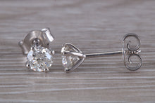 Load image into Gallery viewer, Timeless Diamond Solitaire Stud Earrings