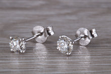 Load image into Gallery viewer, Timeless Diamond Solitaire Stud Earrings
