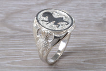 Load image into Gallery viewer, Roaring Lion Signet Ring