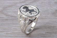 Load image into Gallery viewer, Roaring Lion Signet Ring