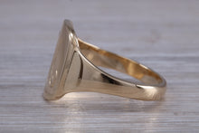 Load image into Gallery viewer, Diamond set and Personalised Yellow Gold Signet Ring