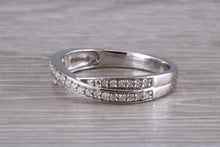 Load image into Gallery viewer, Diamond Crossover set White Gold Ring