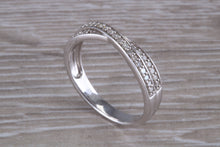 Load image into Gallery viewer, Diamond Crossover set White Gold Ring