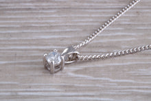 Load image into Gallery viewer, Simple Diamond Solitaire set White Gold Necklace