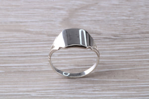 Square Faced Signet Ring in Silver