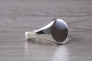 Very Chunky and Heavy Oval Signet Ring