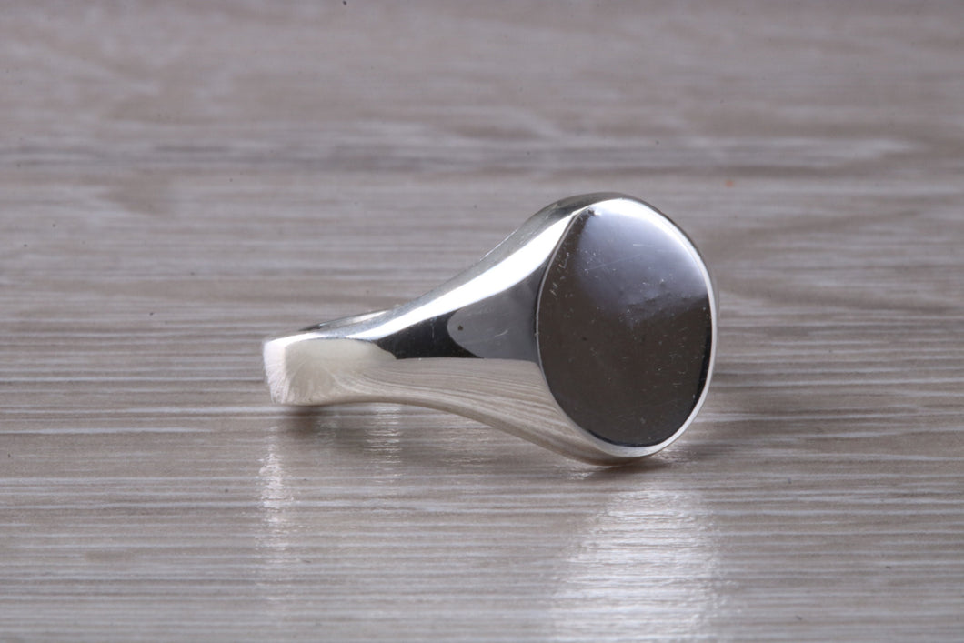 Very Chunky and Heavy Oval Signet Ring