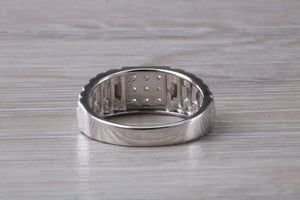 Watch Strap Signet Ring set With C Z