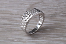 Load image into Gallery viewer, Watch Strap Signet Ring set With C Z
