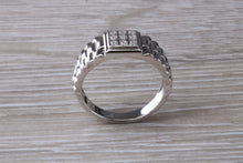 Load image into Gallery viewer, Watch Strap Signet Ring set With C Z