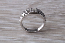 Load image into Gallery viewer, Watch Strap Signet Ring set With C Z