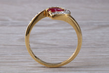 Load image into Gallery viewer, Beautiful Ruby and Diamond Ring