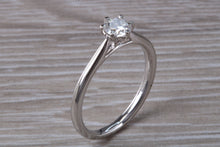 Load image into Gallery viewer, Simple and Elegant Certified Diamond set Platinum Solitaire