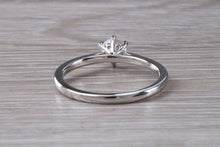 Load image into Gallery viewer, Simple and Elegant Certified Diamond set Platinum Solitaire