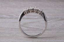 Load image into Gallery viewer, Four Round cut Diamonds set 18ct White Gold Ring