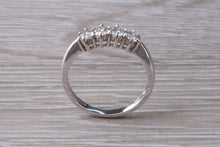 Load image into Gallery viewer, Four Round cut Diamonds set 18ct White Gold Ring