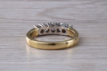 Load image into Gallery viewer, 0.75 carat Traditional Five Stone Diamond Eternity Ring