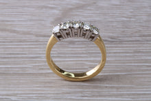 Load image into Gallery viewer, 0.75 carat Traditional Five Stone Diamond Eternity Ring