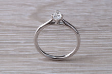 Load image into Gallery viewer, Minimalist Marquise cut Diamond set Platinum Solitaire