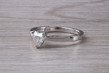Load image into Gallery viewer, Stunning Heart cut Diamond set Platinum Solitaire