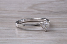 Load image into Gallery viewer, Stunning Heart cut Diamond set Platinum Solitaire