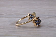 Load image into Gallery viewer, Ceylon Sapphire Flower Ring