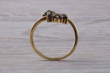 Load image into Gallery viewer, Ceylon Sapphire Flower Ring