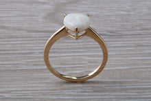 Load image into Gallery viewer, Heart Shaped Opal set Yellow Gold Ring