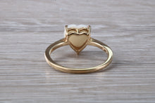 Load image into Gallery viewer, Heart Shaped Opal set Yellow Gold Ring