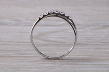 Load image into Gallery viewer, 9ct White Gold C Z set Crossover Ring