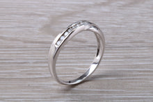 Load image into Gallery viewer, Diamond set Crossover Ring