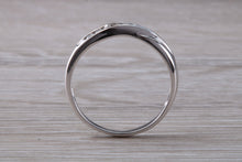 Load image into Gallery viewer, Diamond set Crossover Ring