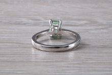 Load image into Gallery viewer, Brazilian Paraiba Tourmaline and Diamond set Platinum Ring