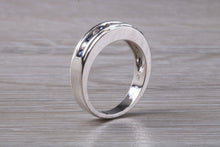 Load image into Gallery viewer, Beautiful Blue Sapphire and Diamond set Eternity Ring