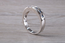 Load image into Gallery viewer, Beautiful Blue Sapphire and Diamond set Eternity Ring