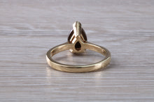 Load image into Gallery viewer, Very Sparkly Tear Drop cut Opal set Yellow Gold Ring