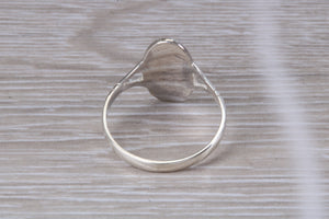 Oval Signet Ring in Sterling Silver