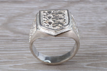 Load image into Gallery viewer, England Foot Ball Team Signet Ring, Made from solid cast Silver