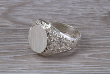 Load image into Gallery viewer, Chunky Oval Faced Signet Ring In Your Choice of Metal
