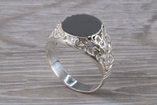 Load image into Gallery viewer, Chunky Oval Faced Signet Ring In Your Choice of Metal