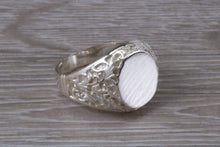 Load image into Gallery viewer, Chunky Oval Faced Signet Ring In Your Choice of Metal