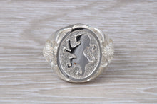 Load image into Gallery viewer, Roaring Lion Signet Ring