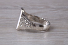Load image into Gallery viewer, Large Chunky Patterned Signet Ring
