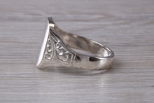 Load image into Gallery viewer, Large Chunky Patterned Signet Ring
