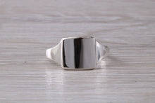 Load image into Gallery viewer, Square Faced Unisex Signet Ring