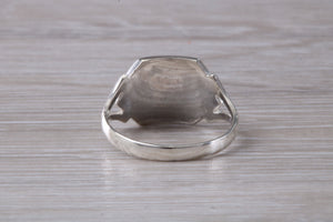 Square Faced Signet Ring in Silver