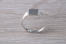 Load image into Gallery viewer, Square Faced Signet Ring in Sterling Silver
