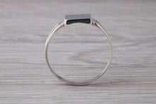 Load image into Gallery viewer, Square Faced Signet Ring in Sterling Silver