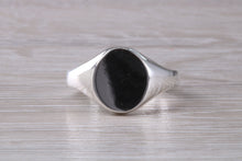 Load image into Gallery viewer, Very Chunky and Heavy Oval Signet Ring